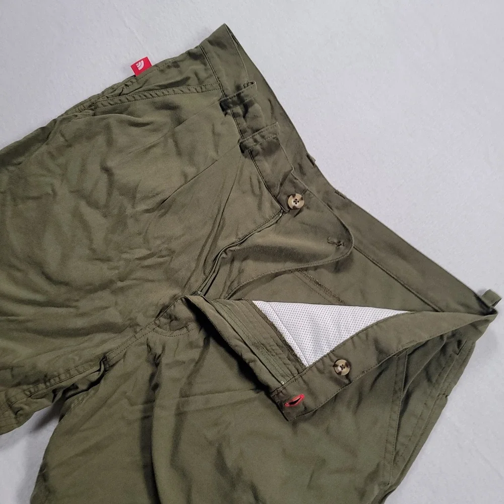 The North Face Cordura Supplex Shorts Mens 36 Olive Y2K Hiking Outdoor 10822